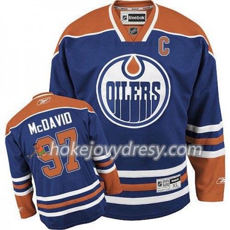 Pánské Hokejový Dres Edmonton Oilers Connor McDavid 97 Adidas 2017-2018 Oranžová Home C Patch Authentic